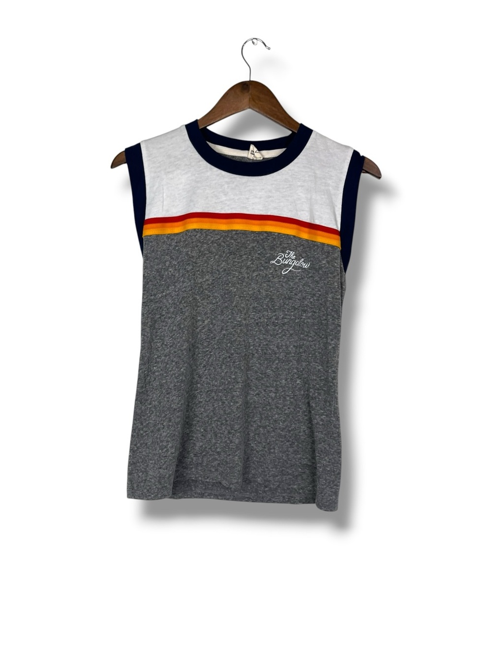 Camp Collection Retro 70s Muscle Tee Tank Locals Only The Bungalow Unisex Small